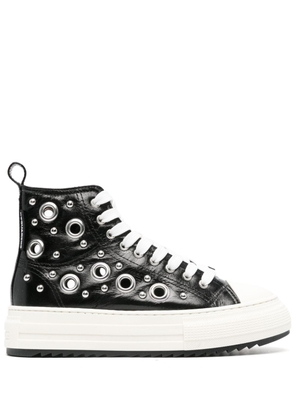 Dsquared2 Berlin high-top leather sneakers - Black