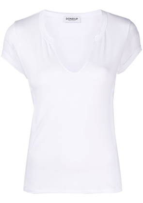 DONDUP plain cotton T-shirt - White