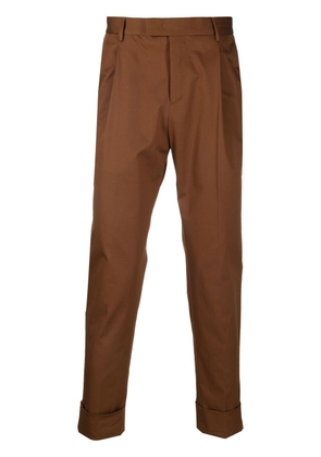 PT Torino cropped tailored trousers - Brown