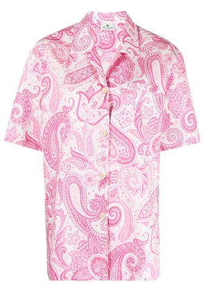 ETRO paisley-print button-up shirt - Pink