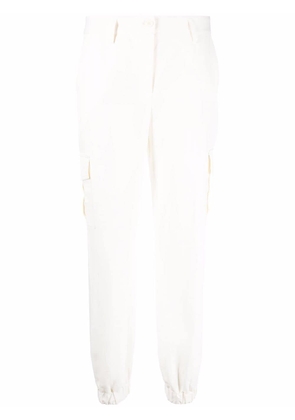 P.A.R.O.S.H. slim-fit cargo trousers - White