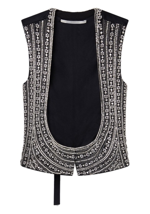 Stella McCartney crystal-embellished vest - Black