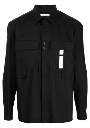 Craig Green cargo-pocket cotton shirt - Black