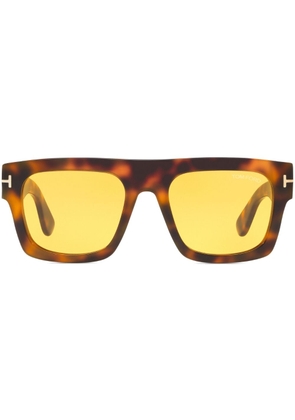 TOM FORD Eyewear Morgan square-frame sunglasses - Green