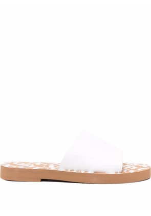 See by Chloé open-toe leather sandals - White