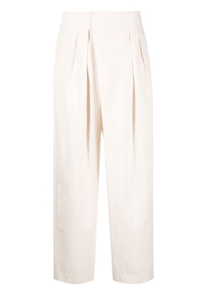 Uma Wang cotton tailored trousers - Neutrals