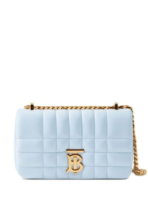 Burberry Lola quilted-leather crossbody bag - Blue