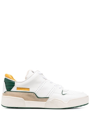 MARANT colour-block lace-up sneakers - White