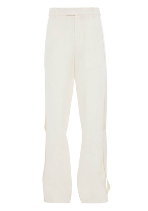JW Anderson side stripe wide-leg trousers - White