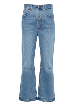 Jacquemus Le de-Nîmes high-waist cropped jeans - Blue