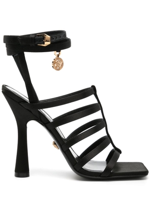 Versace Lycia 110mm satin sandals - Black