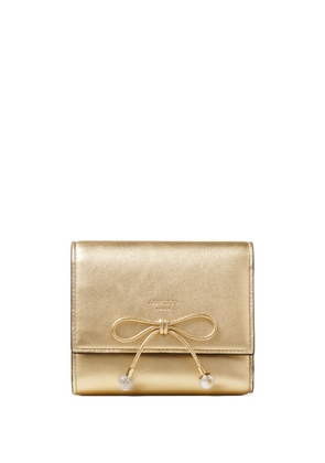 Jimmy Choo Marinda leather wallet - Gold
