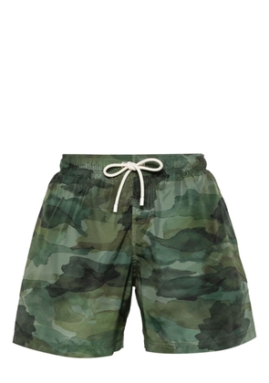 Palm Angels Seasonal Camo-print swim shorts - Green