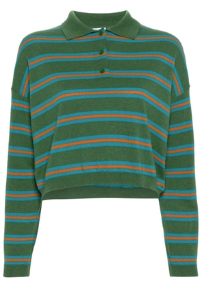 LOEWE striped wool jumper - Green