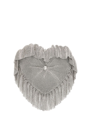 Alexander Wang heart pillow clutch - Silver