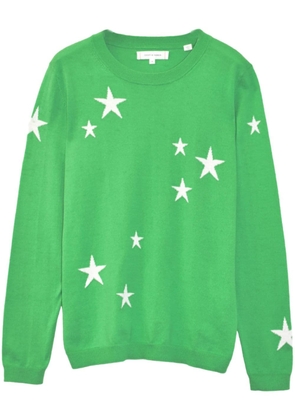 Chinti & Parker star-print crew-neck jumper - Green