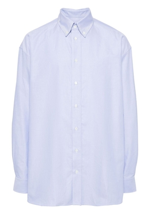 Marni long-sleeve cotton shirt - Blue