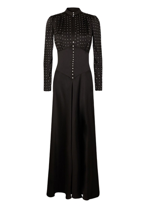 Rabanne crystal-embellished dress - Black