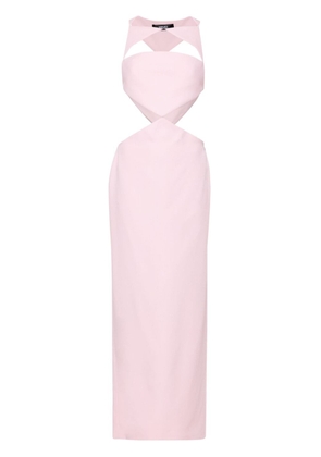 Versace cut-out cady maxi dress - Pink