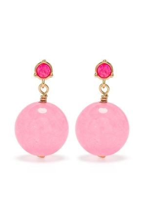 Anni Lu ball drop earrings - Pink