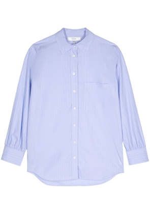 FRAME pinstripe poplin shirt - Blue