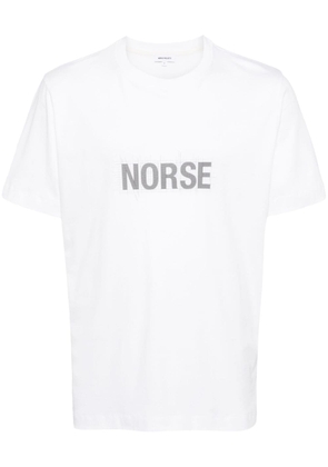 Norse Projects logo-print cotton T-shirt - White