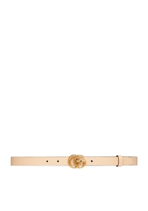 Gucci Leather Gg Marmont Belt