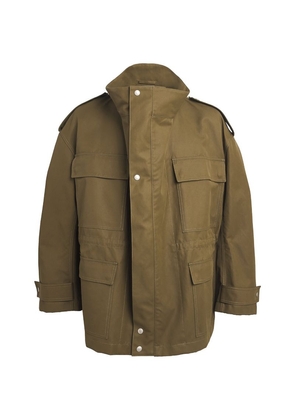 Hed Mayner Cotton-Blend Military Pocket Jacket