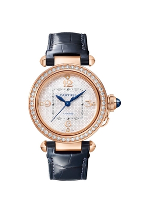 Cartier Rose Gold And Diamond Pasha De Cartier Watch 35Mm