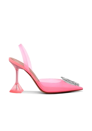 AMINA MUADDI Begum Glass Heel in Bubble - Pink. Size 37 (also in ).