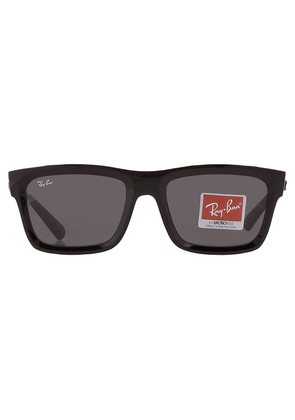 Ray Ban Warren Bio Based Dark Grey Rectangular Unisex Sunglasses RB4396 667787 57