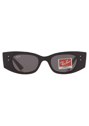 Ray Ban Kat Bio Based Dark Grey Irregular Unisex Sunglasses RB4427 667787 49
