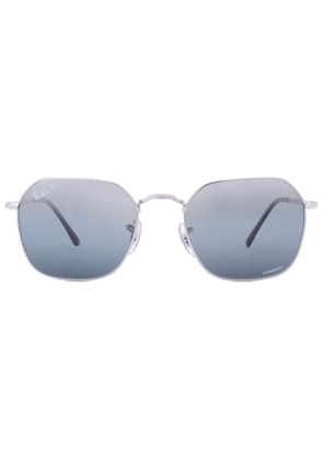 Ray Ban Jim Polarized Blue Gradient Irregular Unisex Sunglasses RB3694 9242G6 53