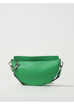 Longchamp Smile S bag in grained leather with shoulder strap