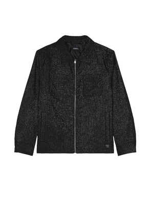 SATURDAYS NYC Flores Suiting Shirt Jacket in Black - Black. Size M (also in ).