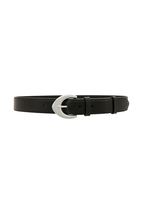 The Row Arrow Belt in Dark Brown PLD - Chocolate. Size L (also in ).