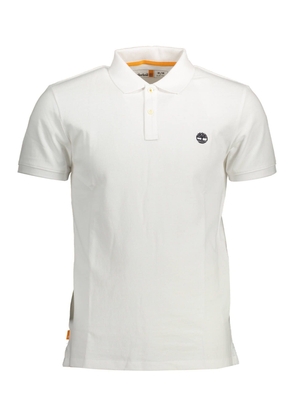 Timberland White Cotton Polo Shirt - XXL