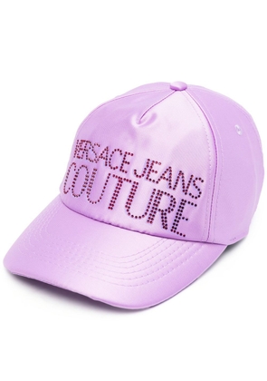 Versace Jeans Couture logo-embroidered baseball cap - Purple