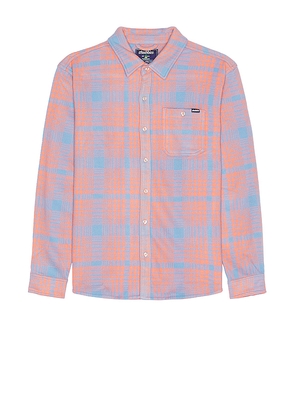 Chubbies The Well Plaid Flannel Shirt in Coral. Size XL/1X.