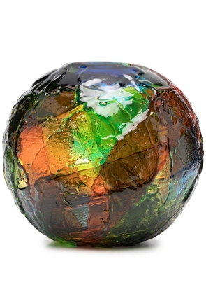 Venini textured spherical vase - Green