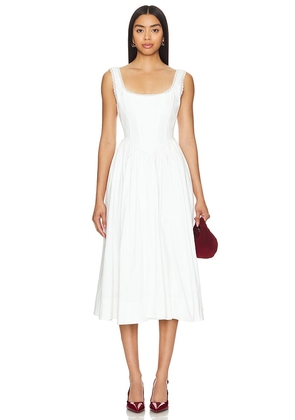 GUIZIO Bielli Dress in White. Size XXS.