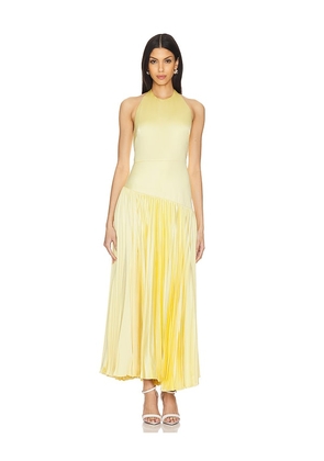 Alexis Saab Dress in Yellow. Size XL.