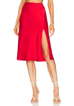 L'Academie Connor Skirt in Red. Size XS.