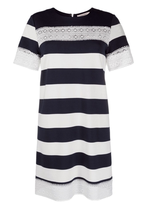 TWINSET striped mini dress - White