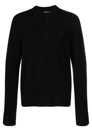 J.Lindeberg Yann logo-patch polo shirt - Black