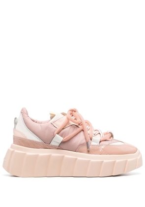 AGL Blondie platform lace-up sneakers - Pink