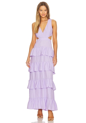 Line & Dot Christy Maxi Dress in Lavender. Size XS.