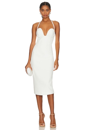 retrofete Cheryl Dress in White. Size S, XL.