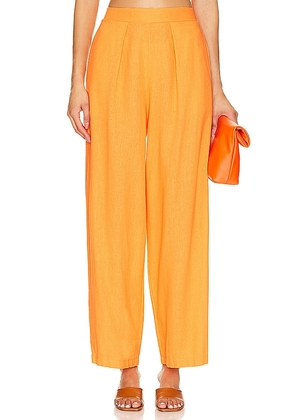 PEIXOTO Quinni Pants in Orange. Size S.