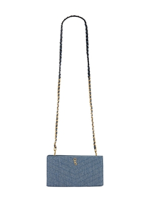 Rebecca Minkoff Soft Wallet On A Chain in Blue.